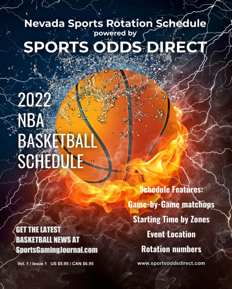 2022 NBA Basketball Schedule (Digital Edition) Sports Gaming Publishing