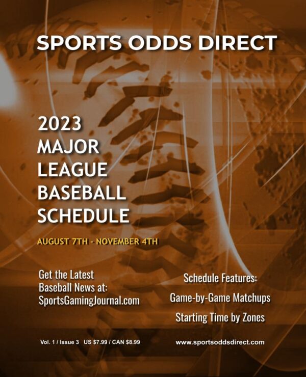 2023 MLB Baseball Scedule, Book 3